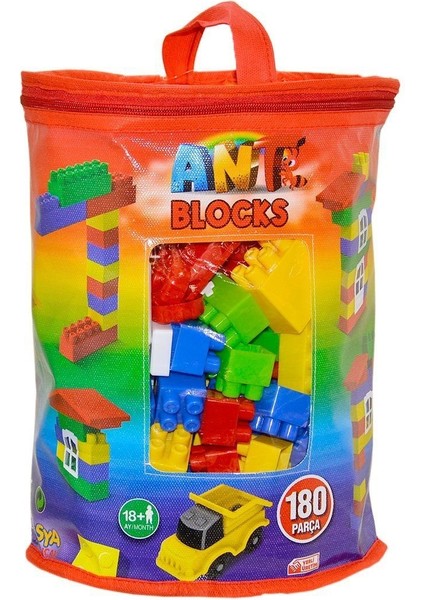 ANT181 Ant Blocks 180 Parça Blok Seti