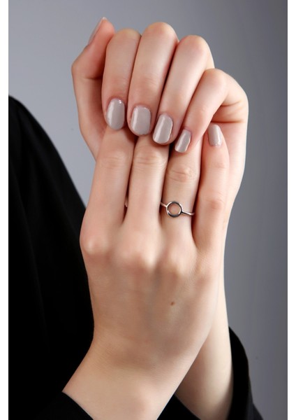 Kadın Gümüş Kaplama Yuvarlak Şekilli Yüzük (Ayarlanabilir) indirimleri