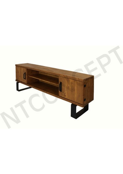 Ron Masif Ahşap Tv Stand - (Genişlik 180CM)