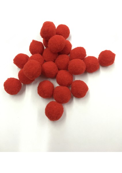 Ponpon Mini Boy 50 Adet Kırmızı fiyatları