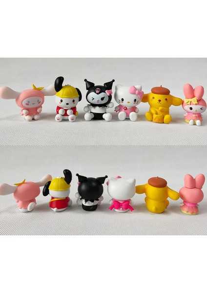 Kuromi My Melody Cinnamoroll Pochacco Pompompurin Hello Kitty 6