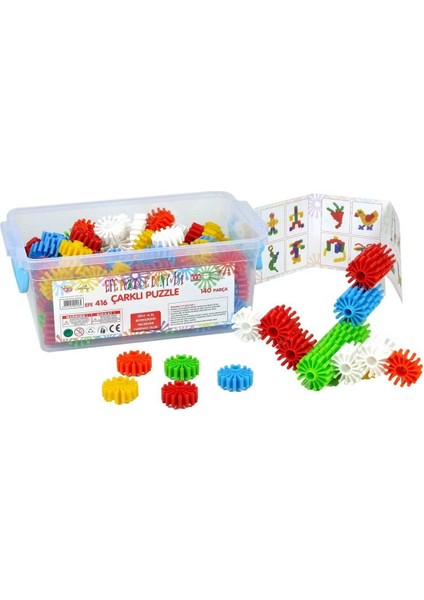 416 Çarklı Puzzle 100 Parça -Efetoys