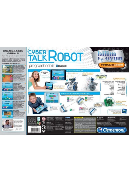 64447 Cyber Talk Robot - Robotik Laboratuvarı +8 Yaş