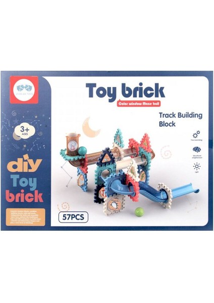 3253 Toy Brick 3D Yapı ve Tasarım Blokları 57 Parça -Sunman