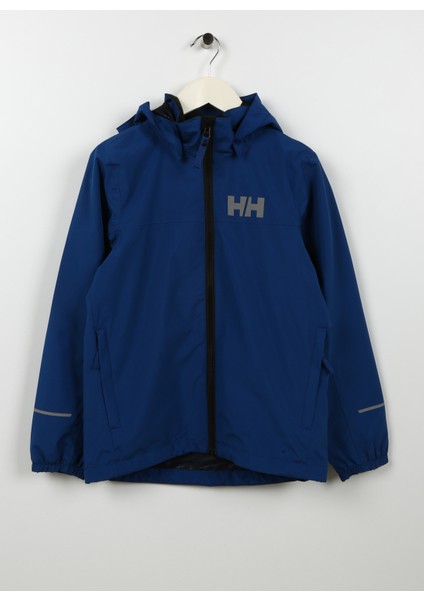 Helly Hansen Koyu Mavi Erkek Çocuk Yağmurluk Deep Fjord Jr Juell Raın Jacket