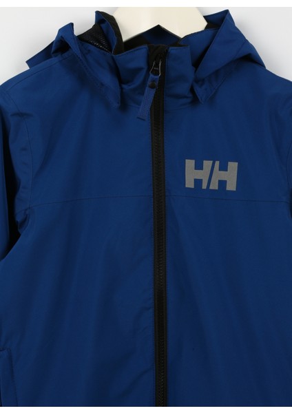 Helly Hansen Koyu Mavi Erkek Çocuk Yağmurluk Deep Fjord Jr Juell Raın Jacket