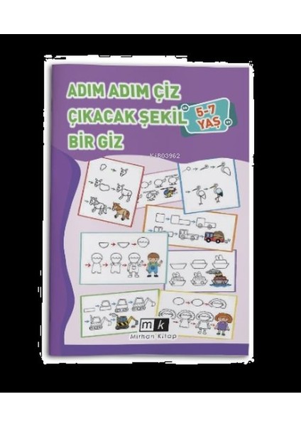 Adım Adım Çiz Çıkacak Şekil Bir Giz 5-7 Yaş