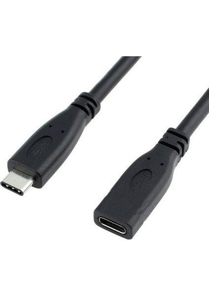 keepro type c usb 3.1 dişi erkek uzatma kablosu 50 cm