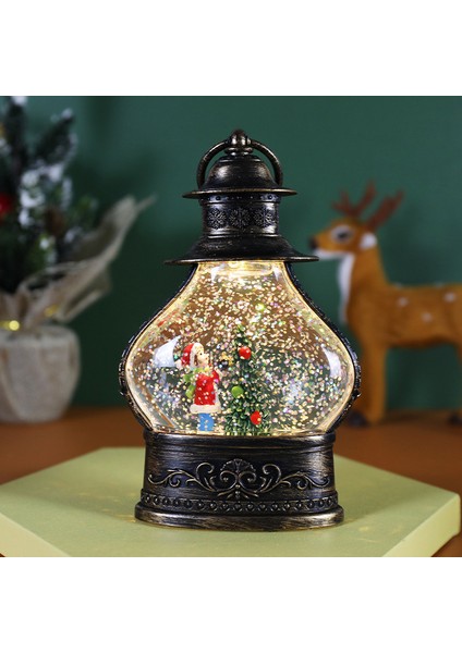 Noel Süsleri Kar Tanesi Kristal Top Gece Lambası Noel Hediyesi Süsler (Yurt Dışından)