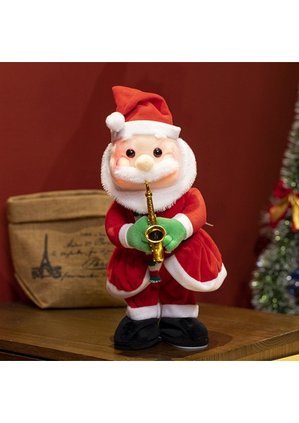 Elektrikli Peluş Işıklı Şarkı Söyleyen ve Dans Eden Noel Ağacı Oyuncağı (Yurt Dışından)