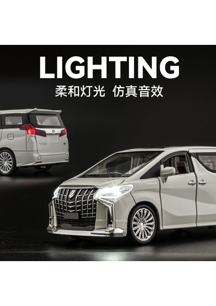 Yeni 1:24 Toyota Alphard Simülasyon Alaşım Araba Modeli (Yurt Dışından) modelleri