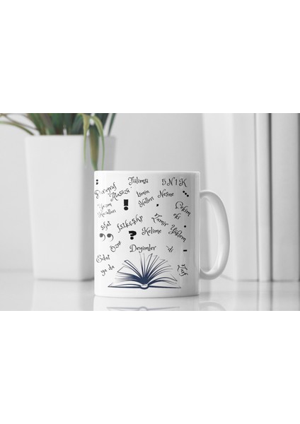 Öğretmenler Gününe Özel Türkçe Öğretmeni Branş Baskılı Hediyelik Kupa Bardak modelleri