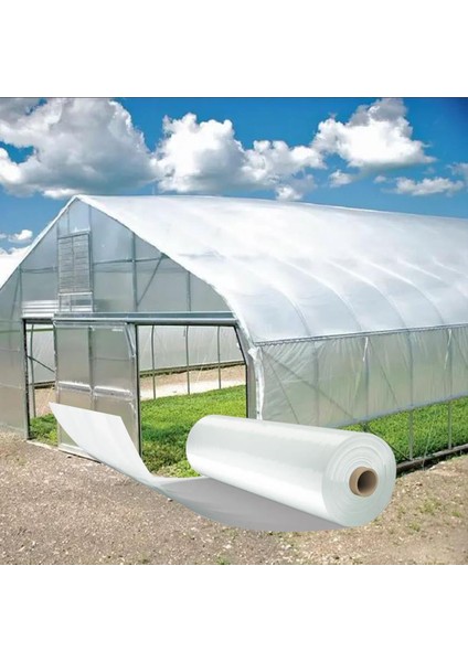 3x4 Metre Sera Naylonu Şeffaf Naylon Branda Sera Örtüsü