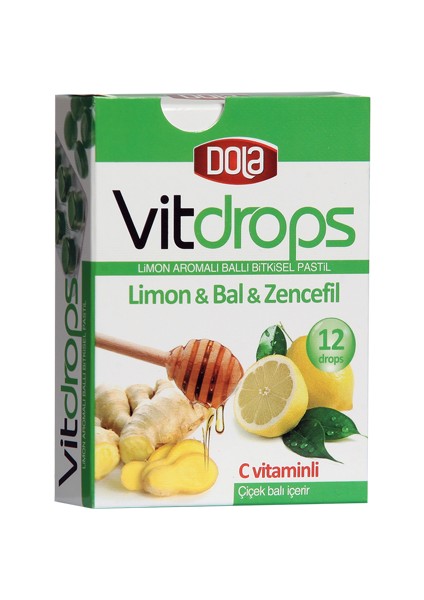 Vitdrops Limon & Bal 30 gr