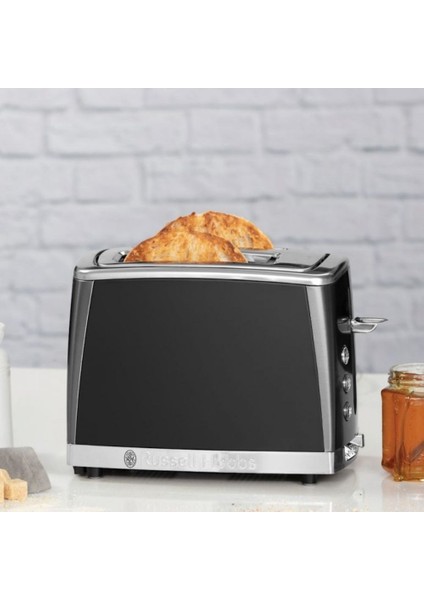 Mat Siyah 2 Dilim Ekmek Kızartma Makinesi