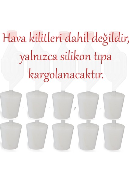 Damacana Silikon Tıpa Tapa Hava Kilidine Uygun 12 Adet fiyatları