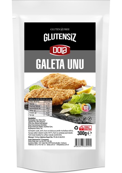 Glutensiz Galeta Unu 300 gr