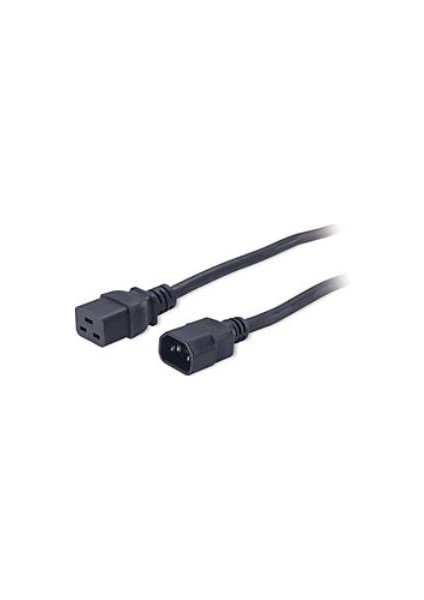 3x1.5 mm C19 - C14 Power Kablo 1.8 Metre