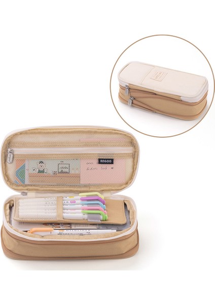 Kız Erkek Çocuklar Için Genişletilebilir Büyük Kapasiteli Kalem Kutusu (Yurt Dışından)