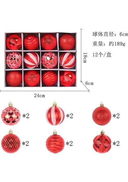 Noel Ağacı Top Kolyesi Boyalı Elektrumarlı Top Kutulu (Yurt Dışından)