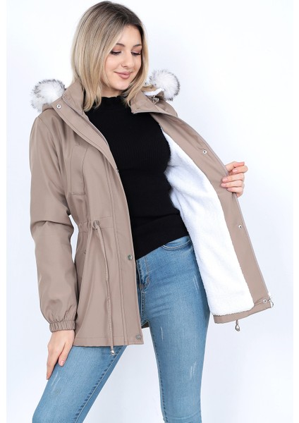 Trenç Giy Çık. Peluşlu Içi Peluşlu Mont Su Itici Özelliği fiyatları