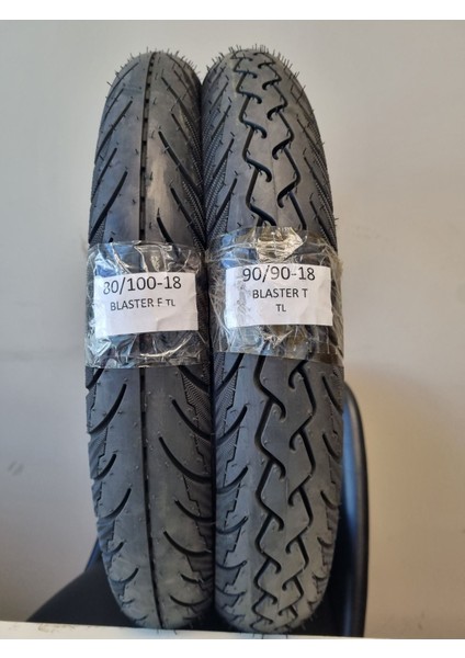 HONDA CBF, 80/100-18 TL ve 90/90-18 TL Dubleks Lastik Set