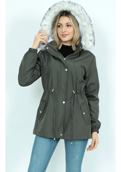 Trenç Giy Çık. Peluşlu Içi Peluşlu Mont Su Itici Özelliği fırsatları