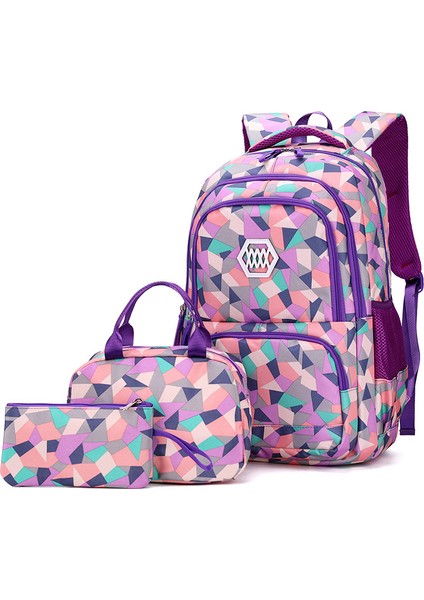 Lise Öğrencisi Okul Çantası, Unisex Hafif Hafif Sırt Çantası (Yurt Dışından)
