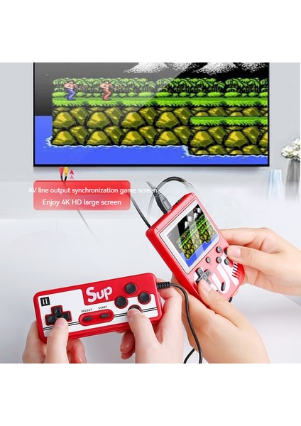 Elde Taşınır Oyun Konsolu El Tipi Sup Klasik Retro Nostaljik Çiftler Dahili 400'Ü 1 Arada Taşınabilir Mini Tekler Makinesi (Yurt Dışından) modelleri