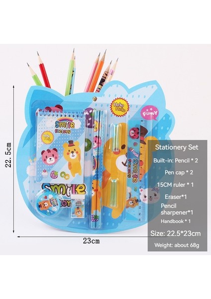 Kalem Seti Çocuk Kırtasiye Seti Hediye Kutusu Okul Malzemeleri-02 Boz Ayı (Yurt Dışından) indirimleri