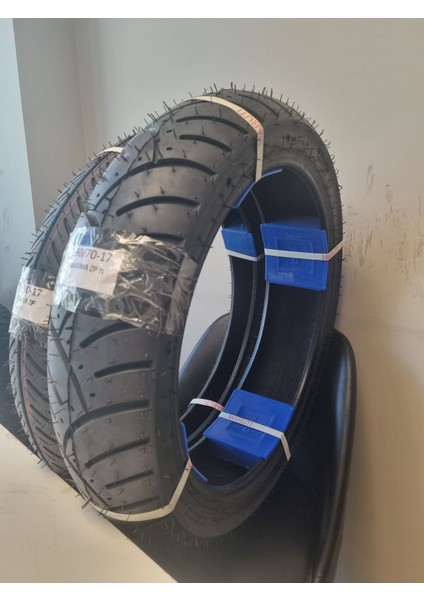 Tvs Apache Rtr 200CC Ön/arka Set 130/70-17 (Tl) ve 90/90-17 (Tl) POWERZP004