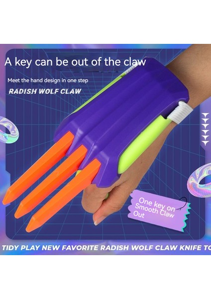 Havuç King Kong Pençe Oyuncak 3D Yerçekimi Dekompresyon Wolverine Pençe Havuç Erkekler Pençe (Yurt Dışından) fırsatları