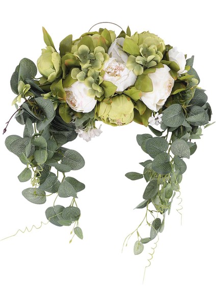 Yapay Çiçek, Gül Arch Garland Simülasyon Çiçekleri ile 30 Inç El Yapımı Çiçek (Yurt Dışından)