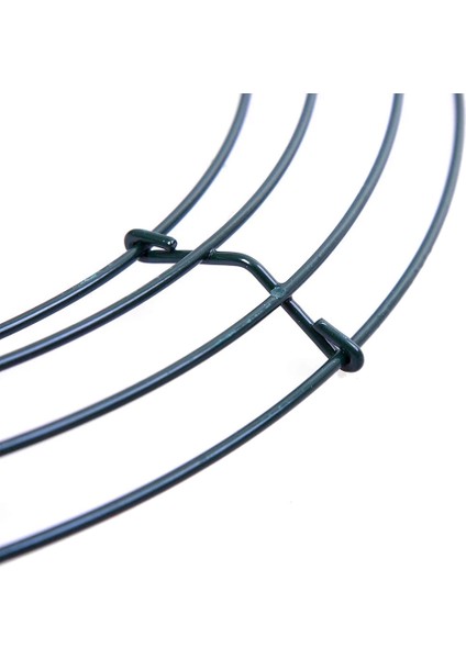 10 Adet Noel Metal Dekorasyon Çelenk Noel Metal Çelenk Yüzük Düğün Dekoratif Çelenk Metal Çelenk Çerçeveleri Ev (Yurt Dışından) fırsatları