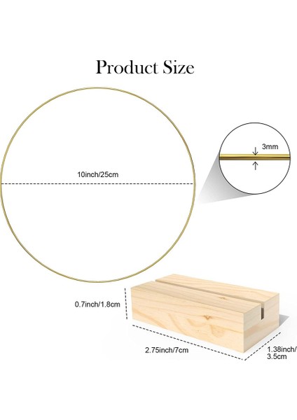 10 Paket 10 Inç Metal Çiçek Çember Çelenk Centerpiece Masa Süslemeleri Dıy Düğün Masa Süsü Için Yer Tutucular ile (Yurt Dışından) fiyatları