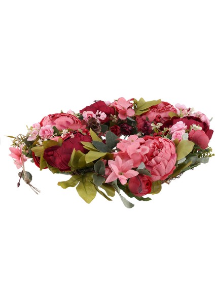 16 Inç Çelenk Yapay Çiçek Kapı Çelengi Ön Kapı Dekoru Için Bahar Çelengi Ile, Düğün, Duvar, Ev Dekor (Deepred) (Yurt Dışından) modelleri