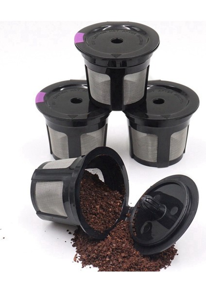 Yeniden Kullanılabilir K Bardaklar, 6 Paket K Bardak Plastikli Yeniden Kullanılabilir Kahve Kapsülleri, 304 Mess'li Yeniden Doldurulabilir K Bardak Kahve Kapsülleri (Yurt Dışından) modelleri