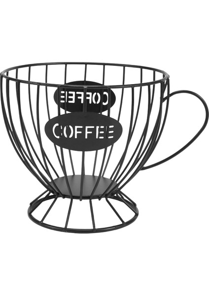 Kahve Kapsülü Depolama Sepeti Kahve Fincanı Sepeti Kahve Kapsülü Organizatör Tutucu Kahve Kapsülü Tutucu Kahve Aksesuarları (Siyah) (Yurt Dışından) modelleri