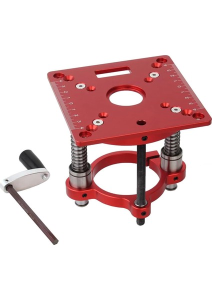 65MM Evrensel Kırpma Makinesi Için Mini Yönlendirici Masa Ekleme Plakası ve Yönlendirici Kaldırma, Kare Ağaç Işleme Tezgahı Yönlendirici (Yurt Dışından)