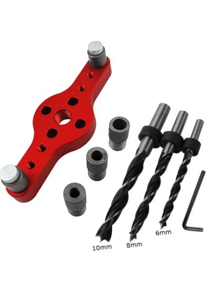 Dikey Cep Delik Jig Ağaç Işleme 6/8/10MM Sondaj Bulucu Ahşap Dübel Merkezleme Matkap Kılavuz Seti Delik Zımba (Yurt Dışından) indirimleri