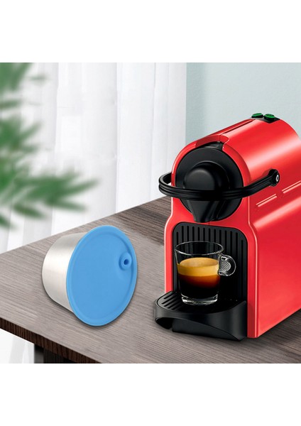 Dolce-Gusto Için Yeniden Kullanılabilir Kapsül, /dolce-Gusto Için Paslanmaz Çelik Kahve Filtresi Seti (Kaşıklı ve Fırçalı) (Yurt Dışından)