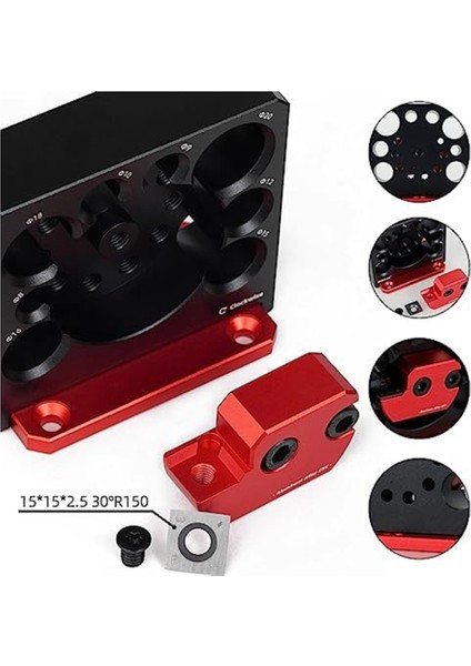 6 Adet Dübel Yapıcı Jig Kiti, Metrik 8mm Ila 20MM Ayarlanabilir Dübel Yapıcı, Karbür Bıçaklı, Ahşap Çubuklar Için Çubuklar Ağaç Işleme (Yurt Dışından)