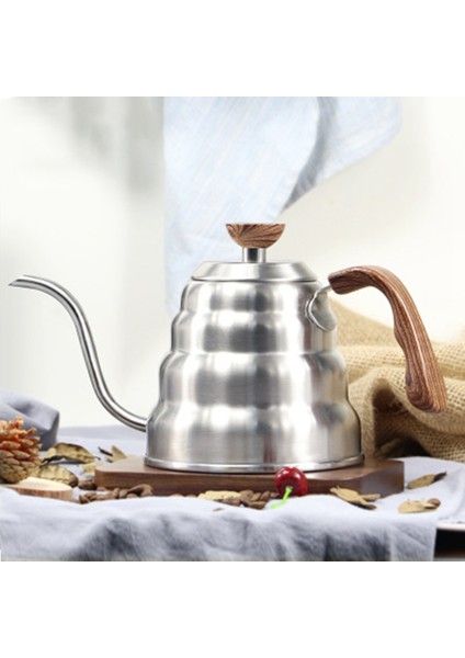 1.2l Paslanmaz Çelik Kahve Damla Gooseneck Çaydanlık Su Isıtıcısı Çay Makinesi Kahve Şişesi Su Isıtıcısı Mutfak Aksesuarları (Yurt Dışından)