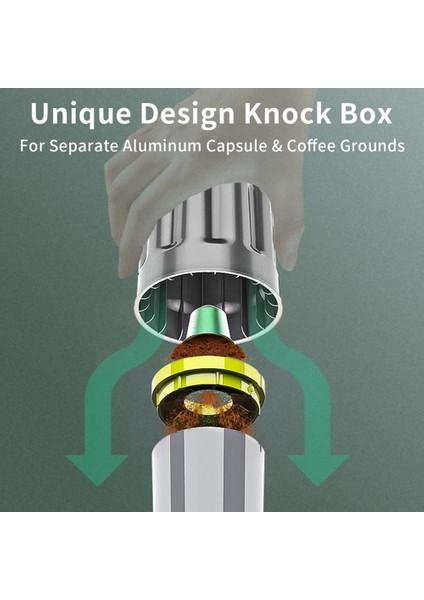 Alüminyum Kahve Kapsülü Geri Dönüşüm Kutusu Küçük Boy Kahve Kapsülü Geri Dönüşüm Kovası Aracı (Yurt Dışından) indirimleri