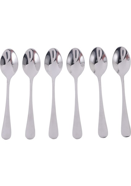 6 Parça Espresso Kaşığı, 4,7 Inç Paslanmaz Çelik Mini Kahve Kaşığı Tatlı Kaşığı (Yurt Dışından)