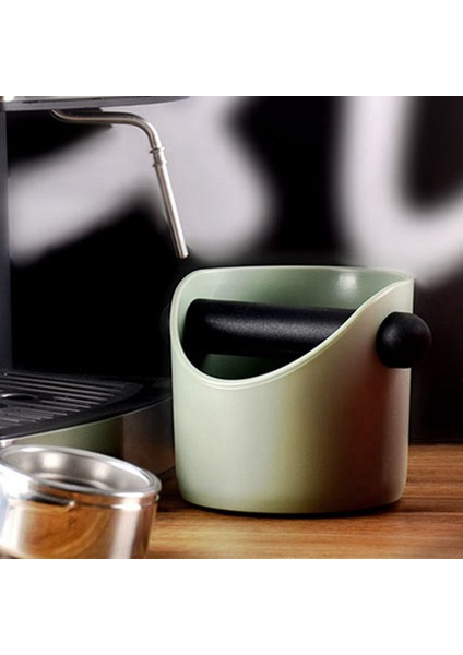 Kahve Knock Box Anti Şok Emici Cafe Kutusu Espresso Öğütme Çöp Kutusu Çöp Kutusu, Ayrılabilir Knock Bar ile (Yurt Dışından)