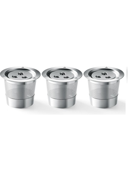 Ninja CFP201 CFP301 Kahve Makinesi Üç Delikli K Fincan Sirkülasyon Paslanmaz Çelik Kahve Kapsül Filtresi, 3 Adet (Yurt Dışından) indirimleri