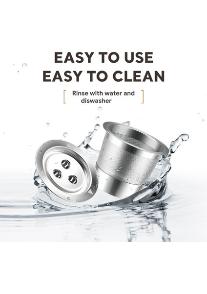 Üç Delikli Yeniden Kullanılabilir Kahve Kapsülü Paslanmaz Çelik Yeniden Kullanılabilir Kahve Kapsülü Kahve Espresso Doldurulabilir Kahve Kapsülleri (Yurt Dışından) modelleri