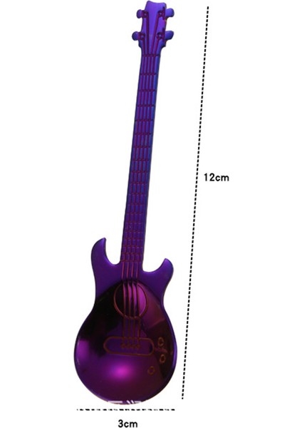 Mor Moda Sevimli Kahve Kaşığı Paslanmaz Çelik Gitar Kaşığı Kahve ve Çay Kaşığı Sofra Içme Karıştırma Kaşığı Hediye Kaşık (Yurt Dışından) fiyatları