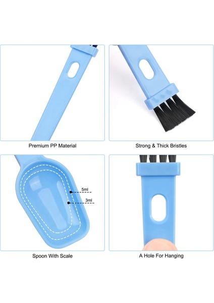 2-In-1 Kahve Öğütücü Fırçası, 8 Adet Espresso Öğütücü Fırçası Kaşıkla, Taşınabilir Kahve Çekirdeği Öğütücü Temizleyici Fırça (Yurt Dışından) modelleri